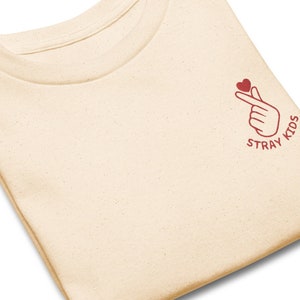 STRAY KIDS Embroidered Shirt KPOP baby tee korean band merch k-pop skz gift for her stray kids fan clothing korean pop tour concert tee skz