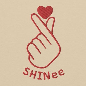 SHINee embroidered hoodie KPOP sweatshirt korean band merch K-POP gift for her shinee fan clothing korean pop tour concert sweater shinee