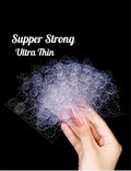Strong 24 Adhesive Tabs for Press on Nails | EASY USE Transparent Glue Gel Stickers | Ultra Hold Waterproof Jelly Sticker product logo