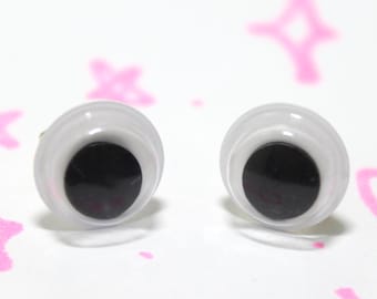 Googly Auge Ohrstecker | Schrullig, Silly, Spaß, Lesben Kern Ohrringe
