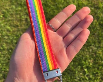 LGBTQ+ Pride Rainbow Handmade Keychain