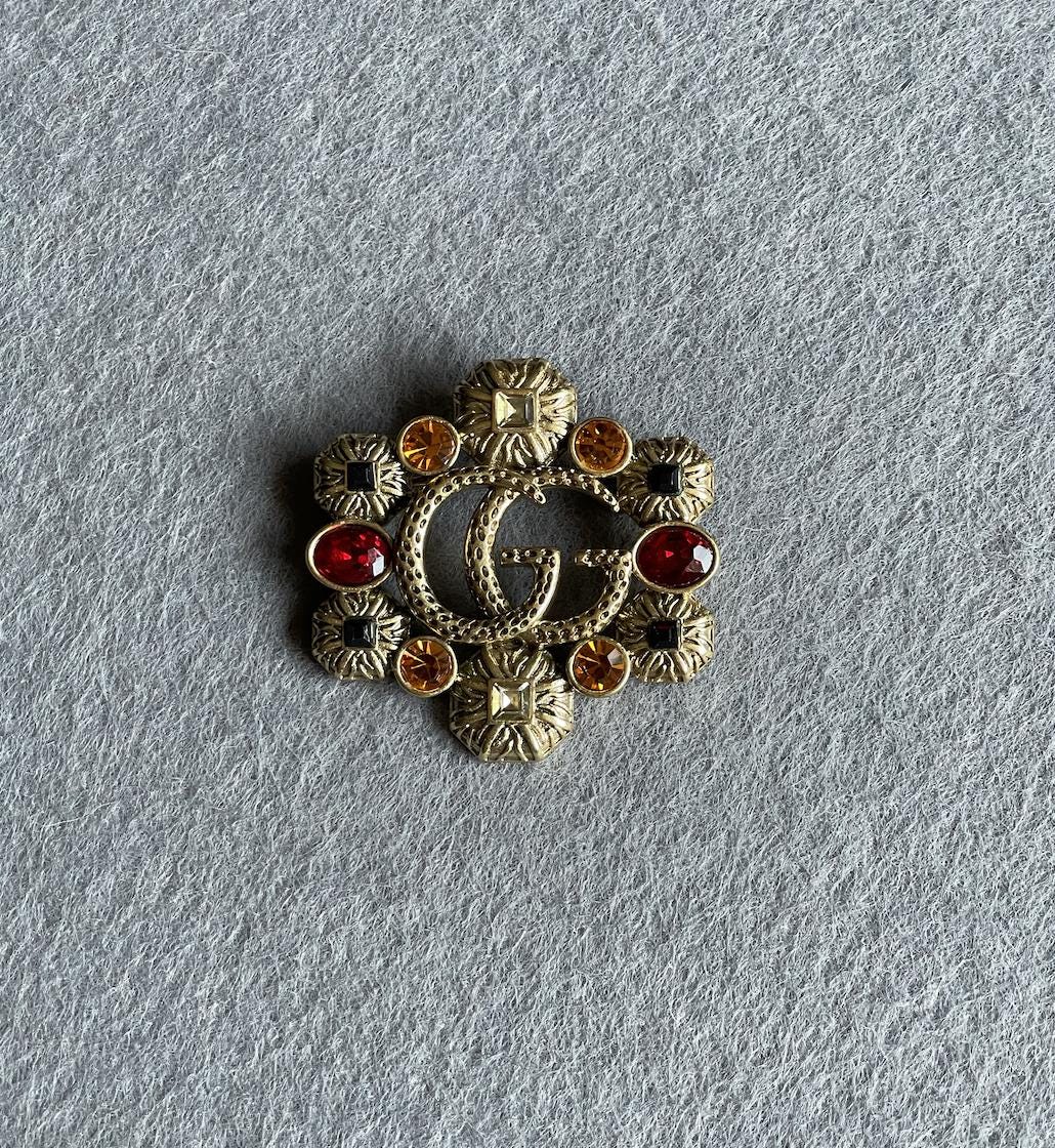 Vintage Gucci Brooch - Etsy