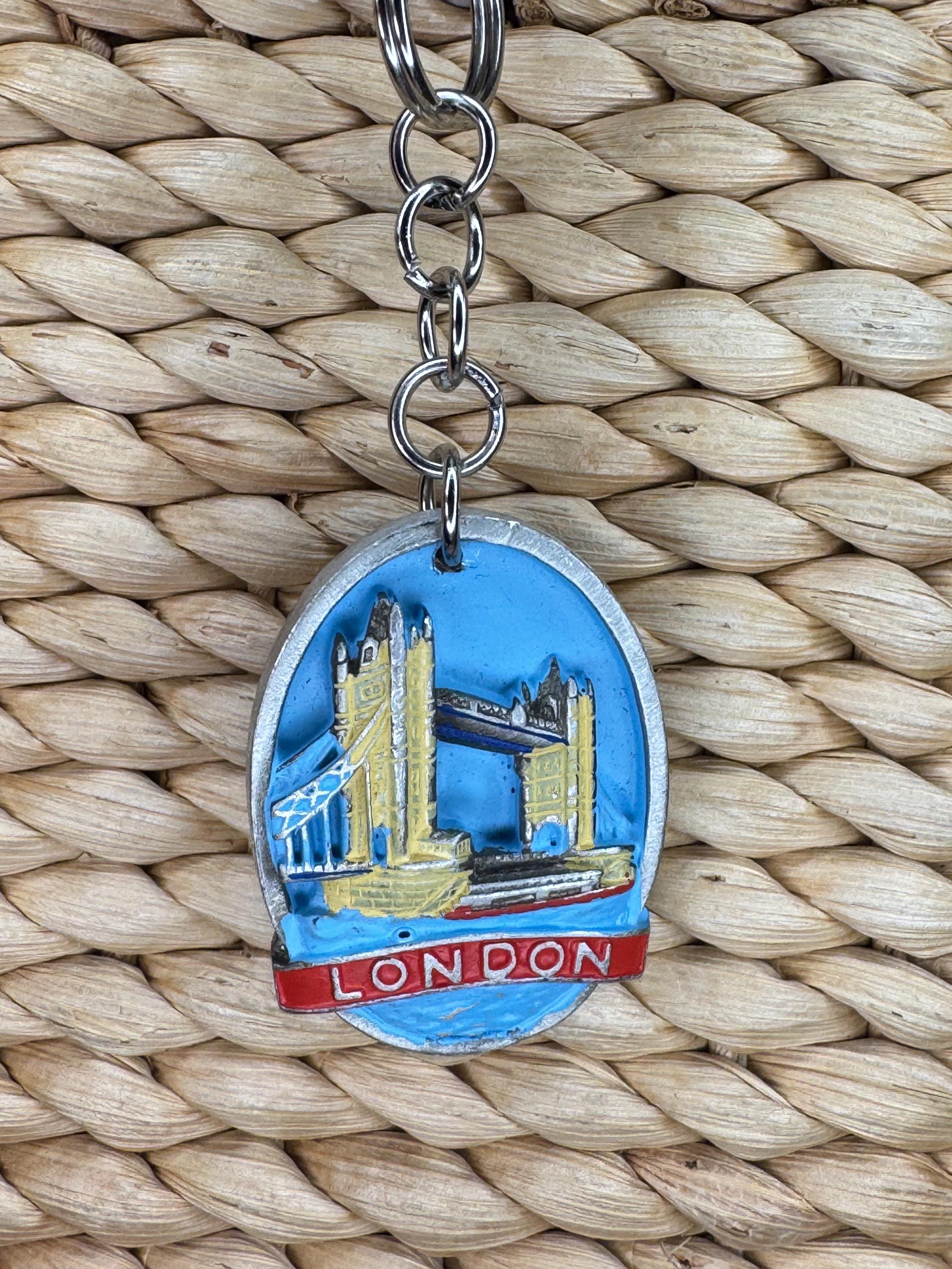 London Tower Bridge Spoon Keychain | Vintage England Souvenir | Antique ...