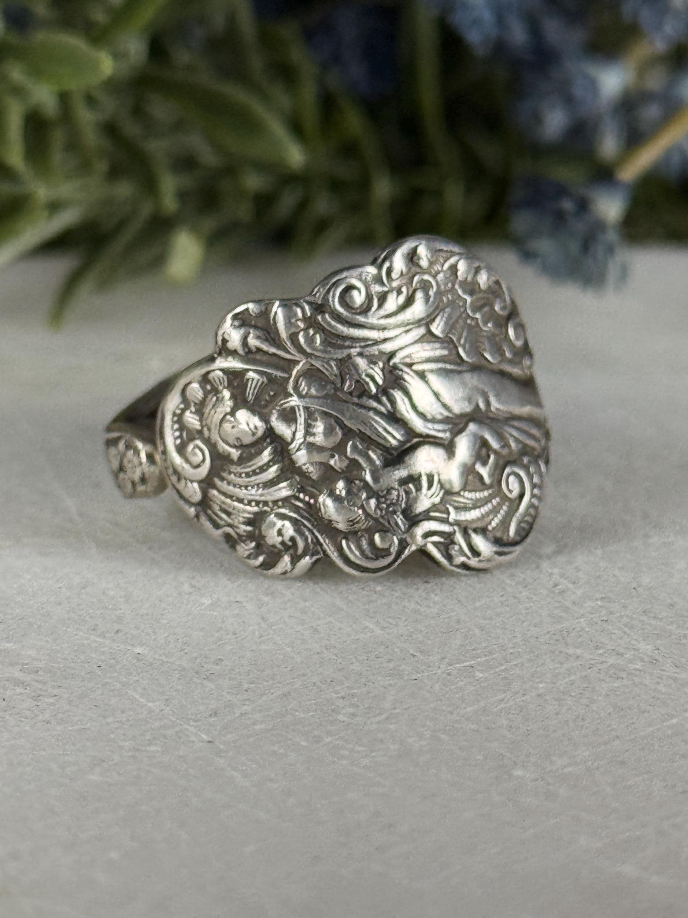 Gorham Silver Spoon Ring - Etsy