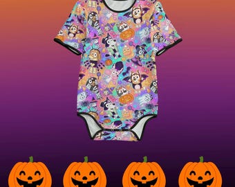 Heeler Halloween snap Bodysuit