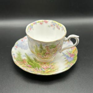 Vintage Royal Albert Bone China Kentish Rockery Cup And Saucer