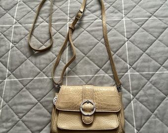 Vintage Brighton small clutch or cross-shoulder purse texture