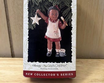 Décoration souvenir Hallmark, Christy All God's Children #1 par Martha Holcombe, 1996