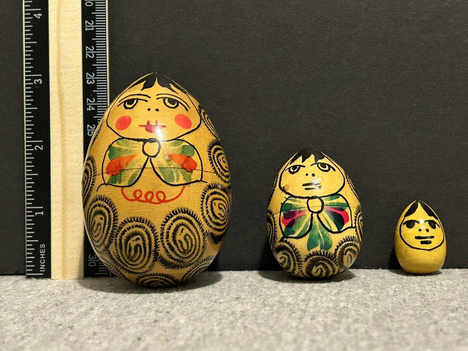 Poupées Gigognes Matriochka En Bois à Peindre – Lot De 6 œufs Empilables – Jouet éducatif Créatif Dès 5 Ans – Cadeau Pâques – Taille Max 13 Cm