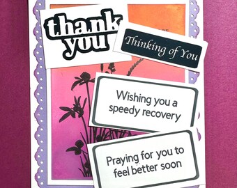 Matte Vinyl Sticker Sheet: Thoughtfulness Sentiments - 10 Greetings