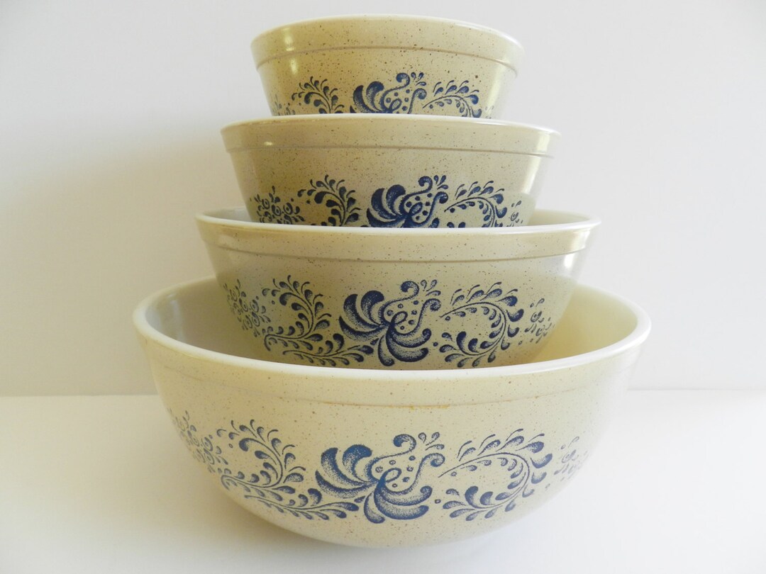 Pyrex Homestead Bowls Pyrex Nesting Bowl Set Homestead Pyrex Etsy