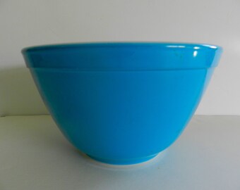 Blue Pyrex Bowl, Primary Bowl, 1.5 Pint Bowl, Mixing Bowl, Pyrex Bowl,401 Blue Bowl