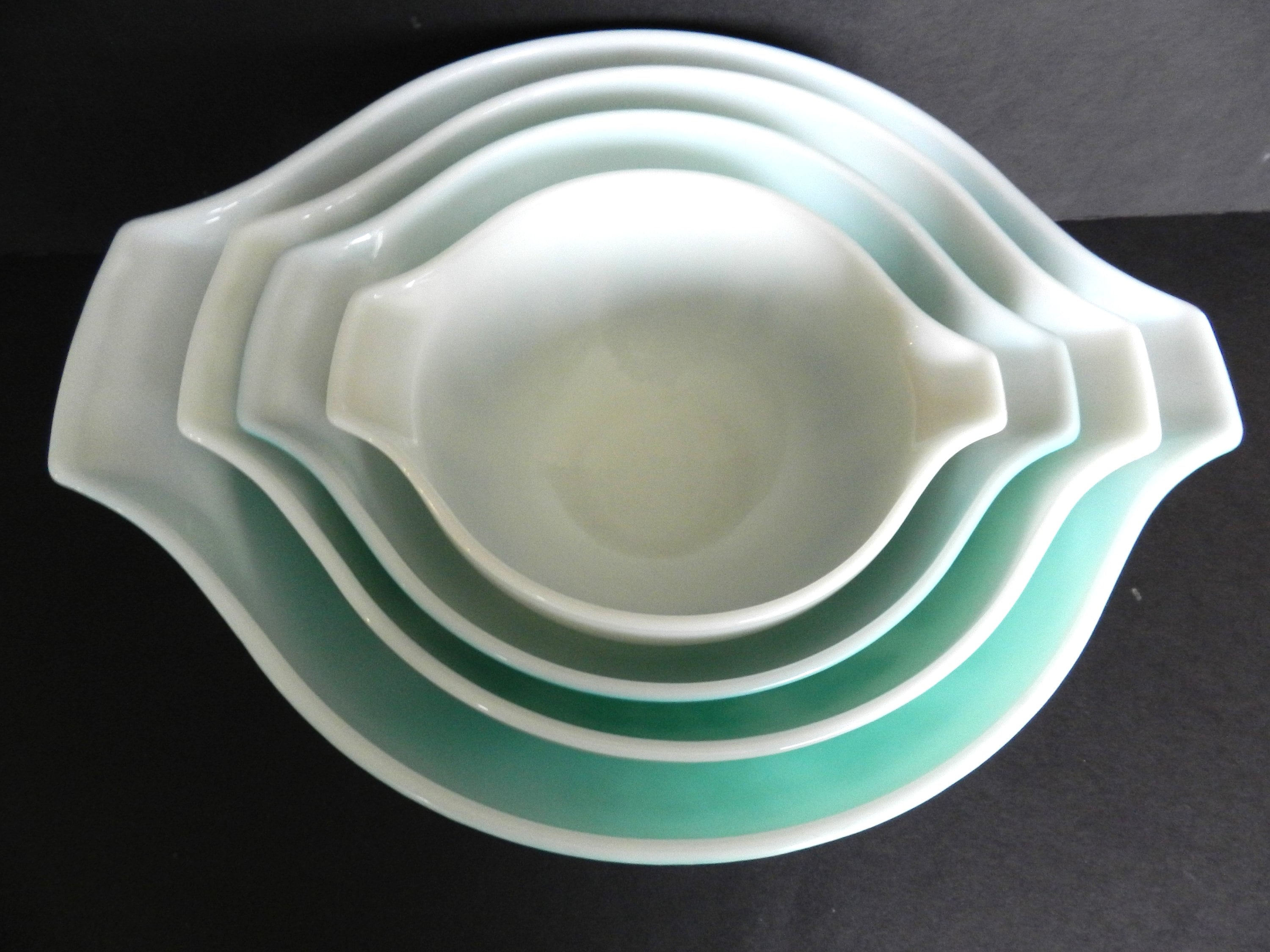 Pyrex Butterprint Bowl Set, 4 Pc Amish Bowl - Etsy
