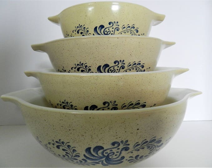 Pyrex Homestead Bowls, Pyrex Cinderella Bowl Set, Homestead Pyrex Bowls