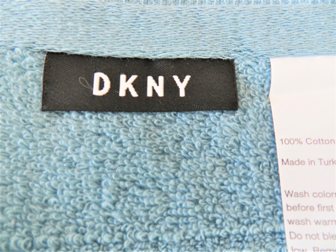 NOS DKNY Towels Blue Towels Stay Awhile Rustic Kitchen Etsy