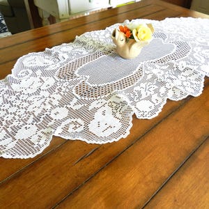 dresser scarf crochet pattern Fresh Dresser Scarf Pattern Mary Maxim