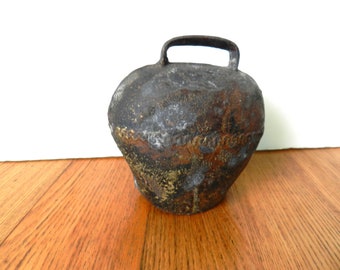 1800s European Cow Bell, Northern European, Antique, Sheep Bell