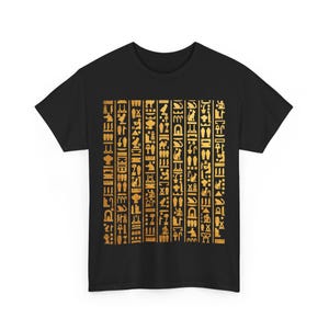 Egyptian Hieroglyphics T-shirt , Egyptian hieroglyphs Tee, History T-Shirt, Egyptian Gift Idea, Kemetic Shirt