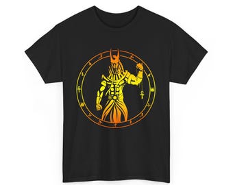 T-shirt Anubis Dieu égyptien - Motif Mythologie Pharaon - Tailles S à 4XL - Coton 100% - Neuf Avec étiquettes