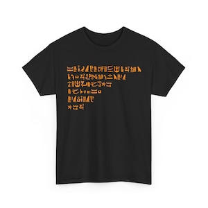 Egyptian Hieroglyphics Ancient Egypt Unisex Tee, Cotton T-Shirt, History Lover Gift, Archaeology Shirt, Hieroglyphs Top, Pharaoh Tee