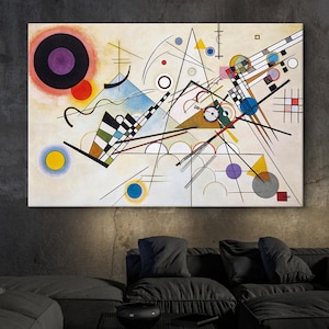 Kandinsky Composition VIII Canvas Print: Abstract Geometric Art