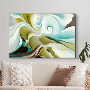 Georgia O&#39;Keeffe Nature Forms Art Print: Giclee Canvas Reproduction