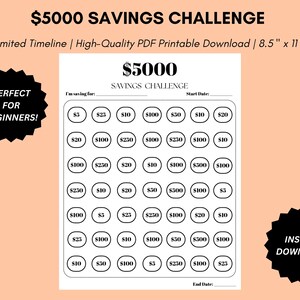 Beginner Savings Challenge 5000 - Il 300x300.6321669024 Ivxt