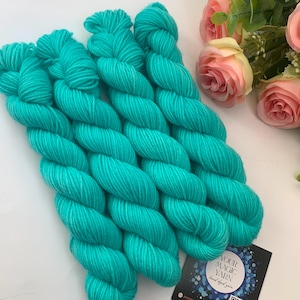 4*20g, Neon Sock Yarn - Hand Dyed Merino for Halloween Knits, Sock Yarn, Fingering Sock Yarn, Hand Painted, dyed yarn, yarn for socks,