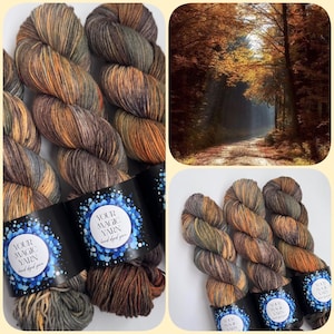 Hand dyed Painted Yarn, Perfect for Socks, 100g Skein, super soft yarn, merino blend, socks yarn, gift for a knitter, yarn, indie yarn