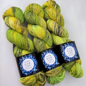 Hand dyed Painted Yarn, Perfect for Socks, 100g Skein, super soft yarn, merino blend, socks yarn, gift for a knitter, yarn, indie yarn