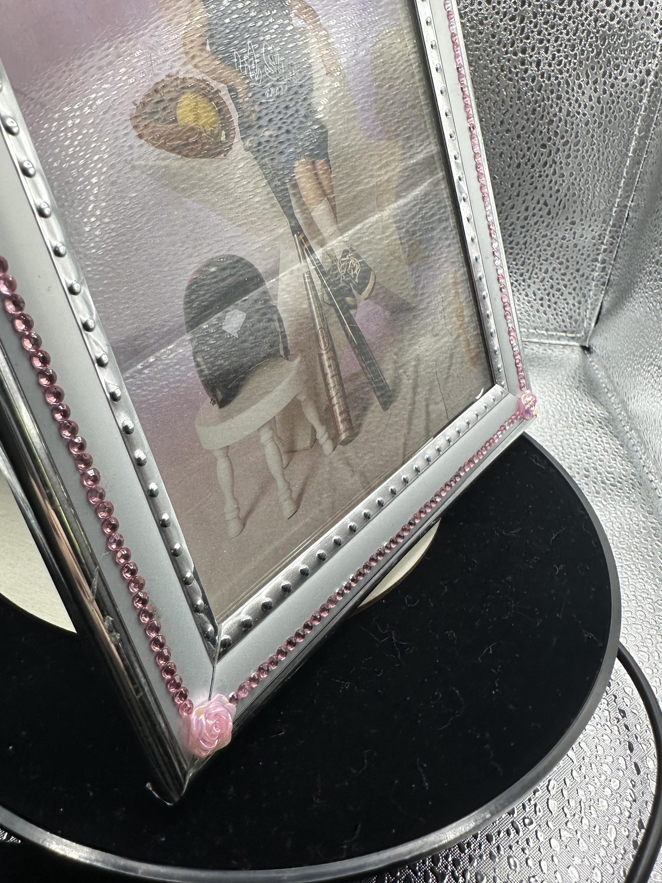 Elegant Rose-adorned Photo Frame - Etsy