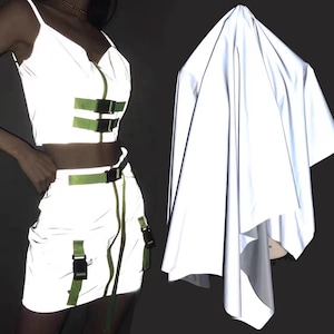 Reflective Fabric: Security & Halloween Costume Material (60 inches)
