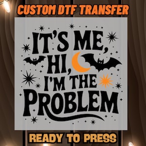 Swifty Inspired DTF Print, Halloween Heat Transfer, Ready to Press Iron-On, &#39;Anti-Hero&#39; Funny Shirt Design for Fans