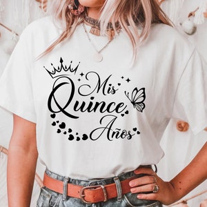 Mis Quince Años svg, Latina svg, Mis años svg, Quinceañera SVG, Quinceanera PNG, Mis quince svg, Mis 15 años Shirt, Anos Sublimation Design