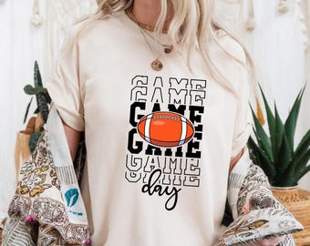Gameday Football Shirt Png Gameday Football svg Football Tee Png Football Season Svg  Football Gameday svg Football svg Designs Digital File