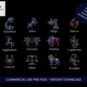Zodiac Bundle Svg Dxf Eps Png, Astrology Svg, Zodiac Svg Designs, Horoscope SVG Bundle, Positive Zodiac shirts Svg, Zodiac Quotes, Zodiac