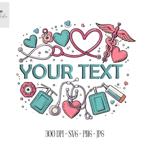 Personalized Nurse png sublimation design download, Nurse png, Nursing png, custom name Nurse png, Nurse life png,sublimate designs download