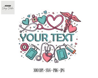 Personalized Nurse png sublimation design download, Nurse png, Nursing png, custom name Nurse png, Nurse life png,sublimate designs download