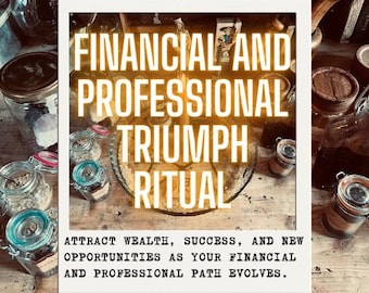 Financial and Professional Triumph Ritual: Attract Wealth, Success (Digital Files Included)