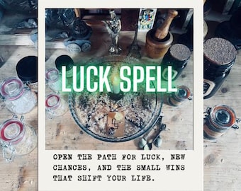 LUCK SPELL, Positive energy, Prosperity, Success, Opportunities, Trust, Chance (Digital files included).