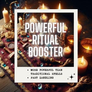 POWERFUL RITUAL BOOSTER – Amplify Any Spell’s Energy, Strengthen Magical Results & Unlock Full Ritual Potential