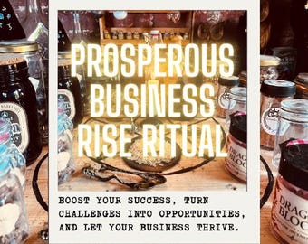 Prosperous Business Rise Ritual – Attract Clients, Boost Sales (Digital Files Included)