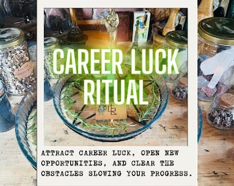 CAREER LUCK RITUAL – Attract Job Opportunities, Boost Success & Elevate Your Career Prospects (Digital files included).