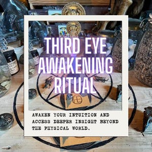 THIRD EYE AWAKENING Ritual – Unlock Intuition, Inner Vision & Spiritual Power (Digital files included).
