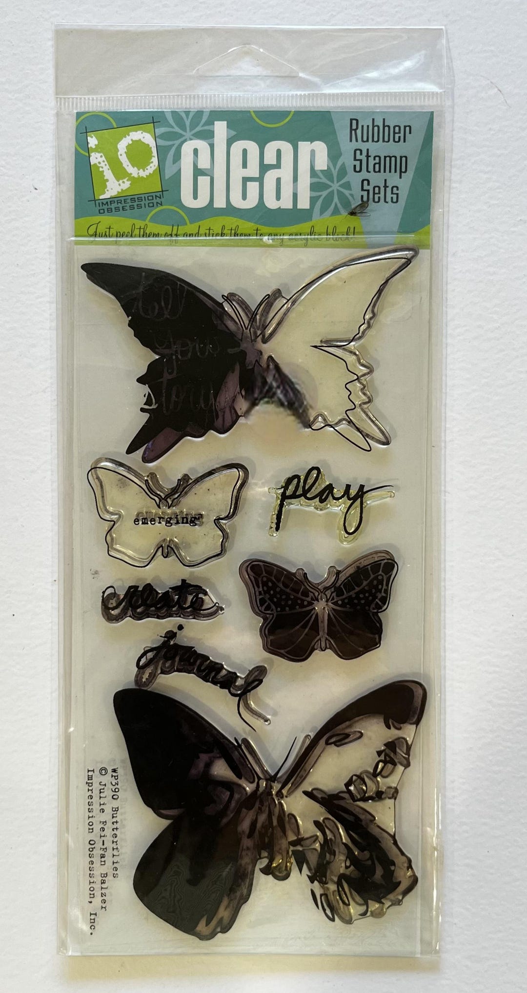 Butterflies Stamp Set - Etsy
