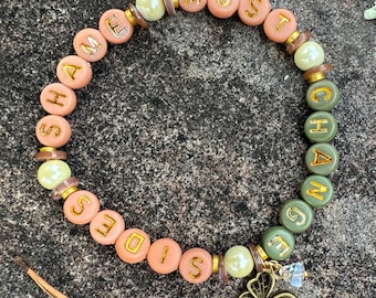 Shame Must Change Sides Stretchy Bracelet – Empowering Quote Jewelry-Gisele Pelicot quote