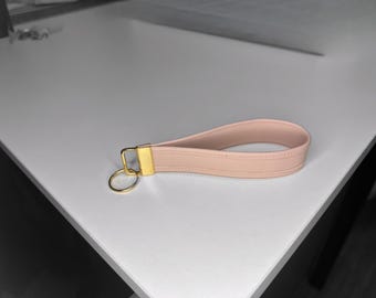Faux Leather Wristlet