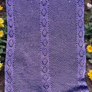 Elegant Tunisian Crochet Wrap Pattern - Beginner Level (PDF Pattern)
