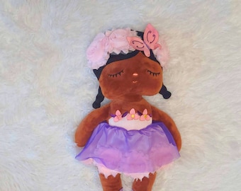 Black Rag Doll, African American doll, Black doll, Brown doll