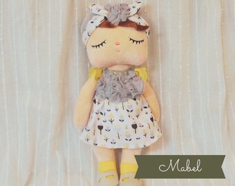 First Baby Doll, Rag Doll, Custom Rag Doll, Baby Shower Gift, Plush Doll, MeToo Angela Doll